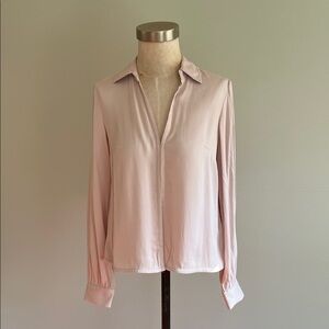 Anthropology Elegant Pink Women's Blouse